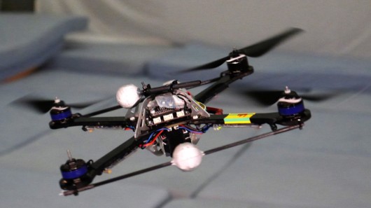 A quadcopter running the algorithm is able to remain in control, even after losing one propeller